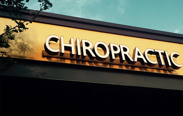 Front Of Office Sign At OREGON CS Chiropractic - Beaverton